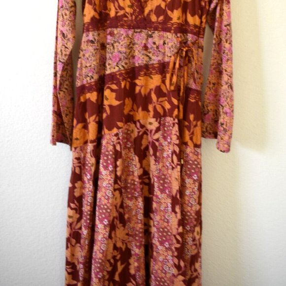UNWORN. Free People Tilda Floral Wrap Dress - Picture 6 of 10